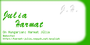julia harmat business card